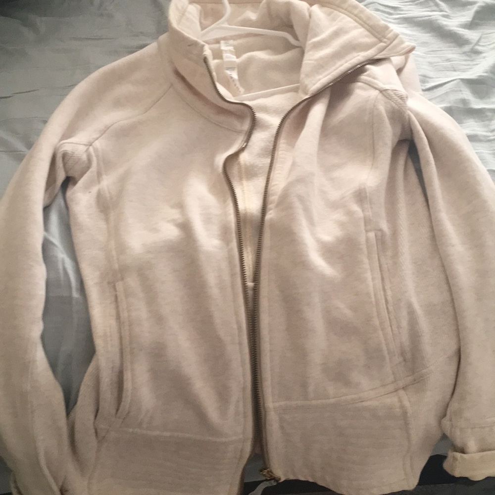 Lululemon Cream Jacket Size 6